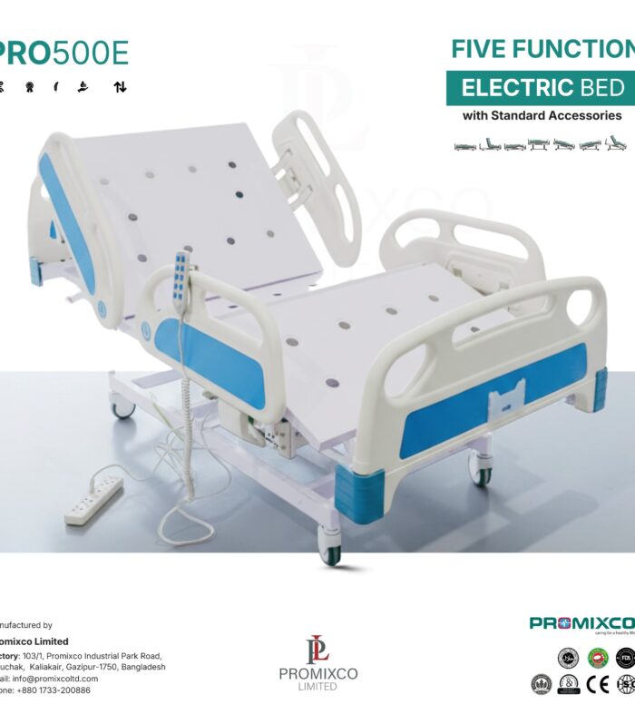 Five-Function ICU Bed Electric with Standard Accessories (Premium)
